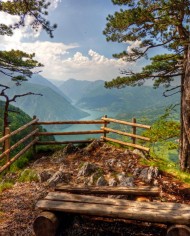 Tara vistas al parque nacional