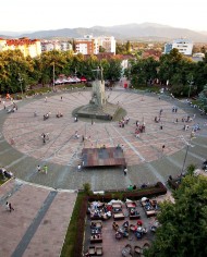 Kraljevo praça principal Sérvia