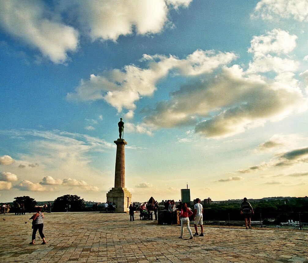 Kalemegdan Vincitore Statua