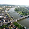 Belgrade rivers from the sky