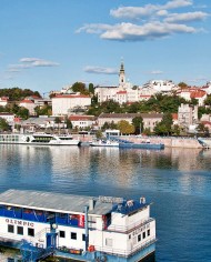 Belgrad Blick auf den Fluss