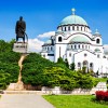 St. Sava und Karađorđe Denkmal