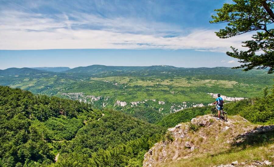 Natur cykling Serbien