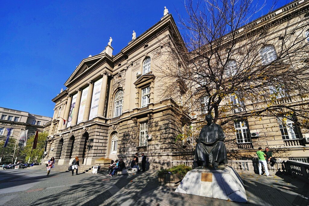 Nikola Tesla monument Beograd