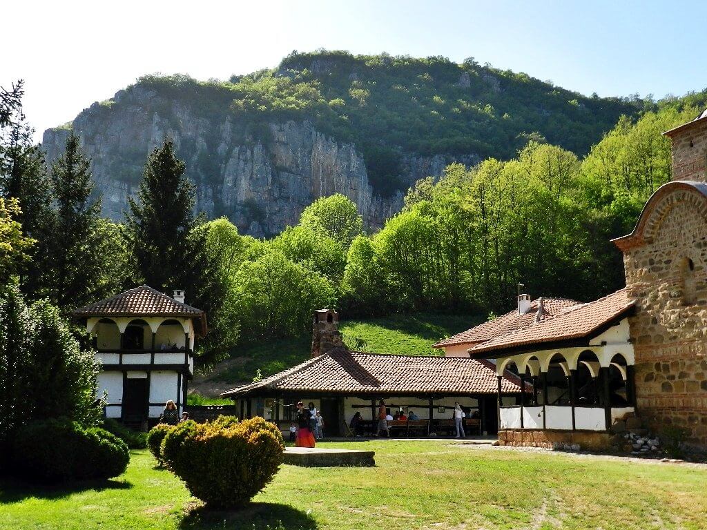 Poganovo Monastery yard