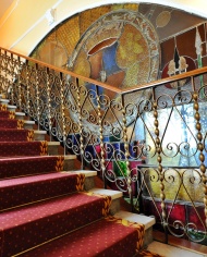 Hotel Leopold I Novi Sad stairs