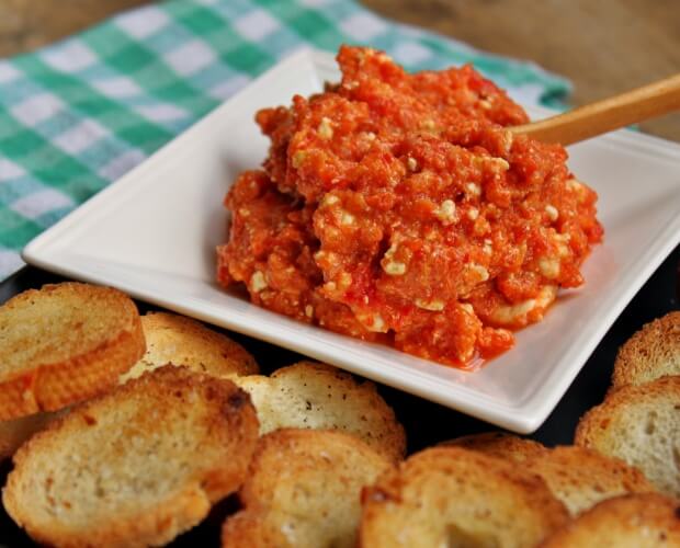 Serbia Urnebes Salad