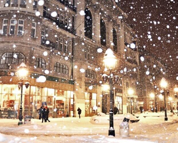 Belgrad på vintern