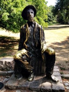 Novi Sad monument to Djura Jaksic