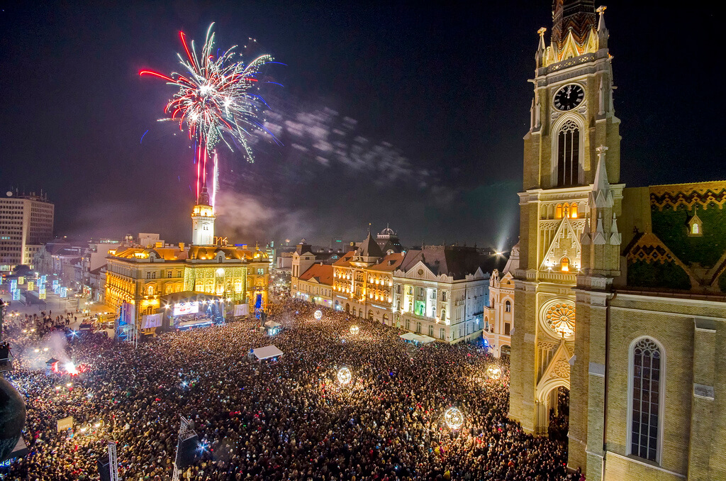 Ano Novo em Novi Sad