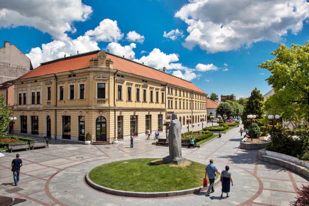 Zona peatonal de Valjevo