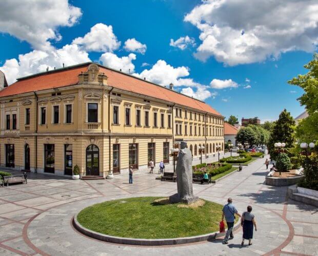 Valjevo caminhando área