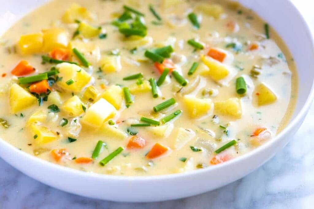 Serbia lenten Potato Soup