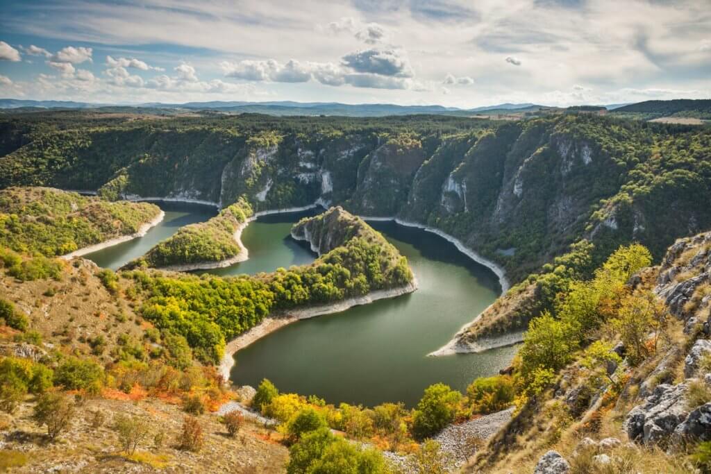 Uvac gorge meander