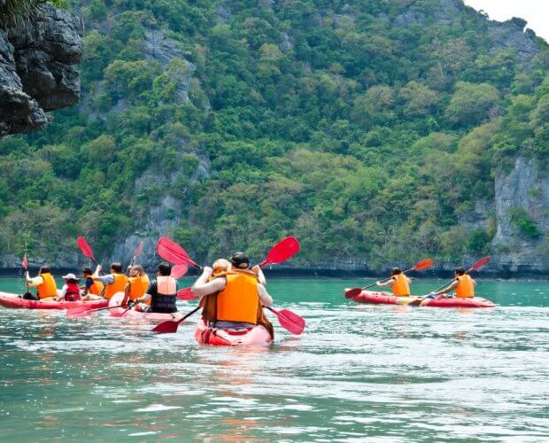 Uvac river kayaking Serbia