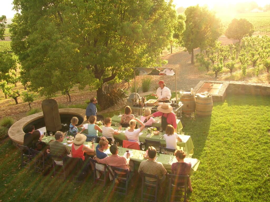 Cooking workshop outdoor