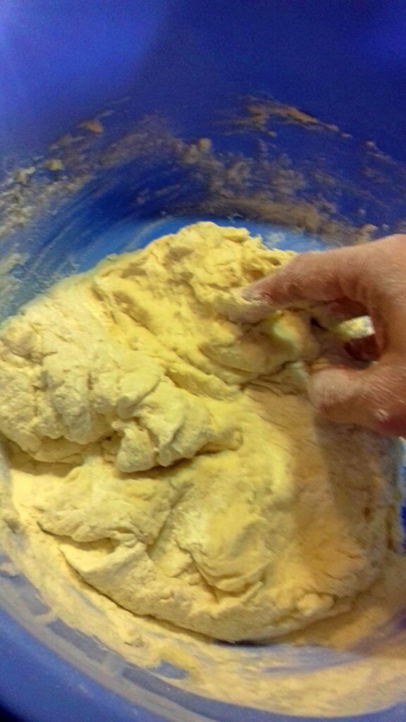 Knead dough