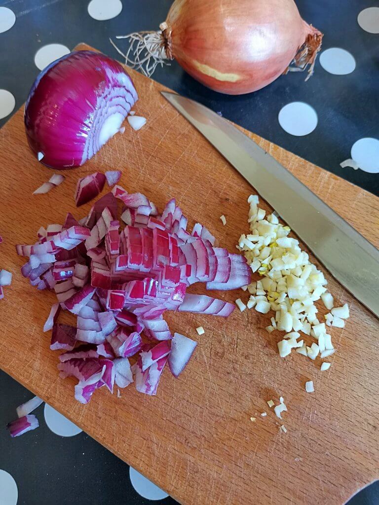 Cut onion