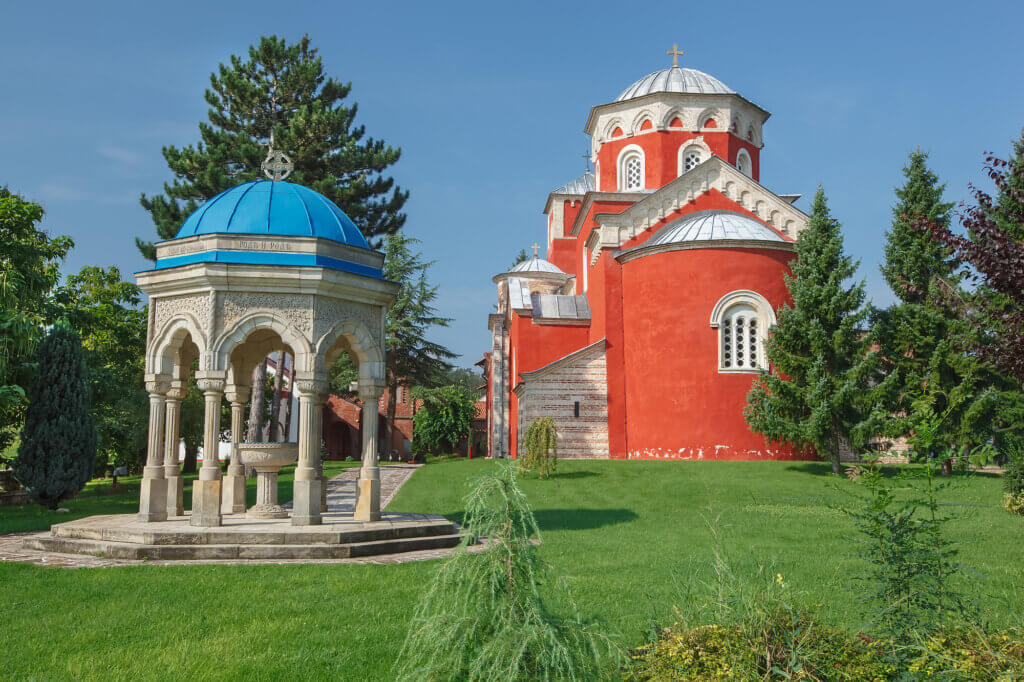 Mosteiro Žiča perto de Kraljevo